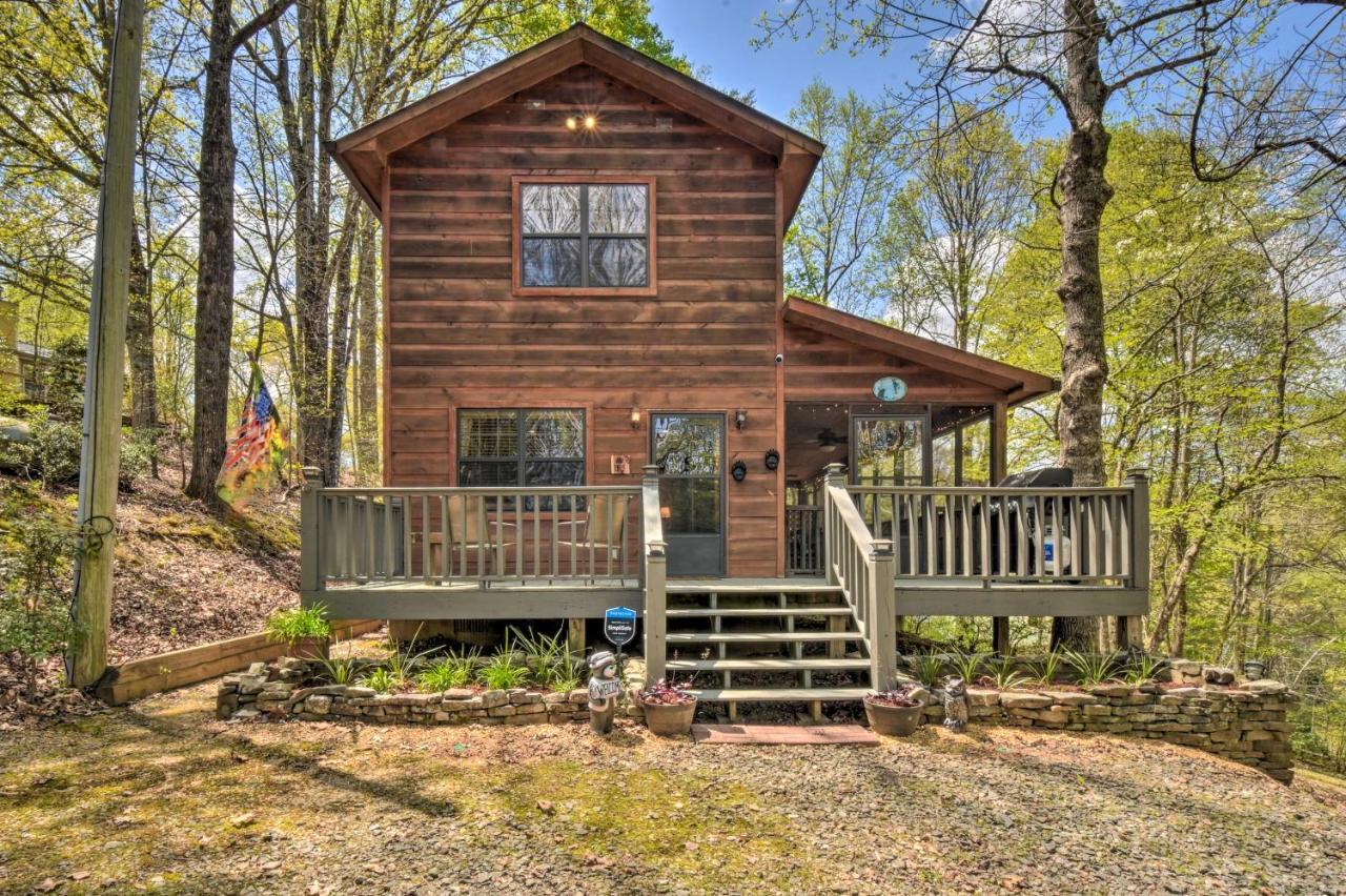 Cozy Hiawassee Cabin With Fire Pit And Mtn Views! Екстериор снимка